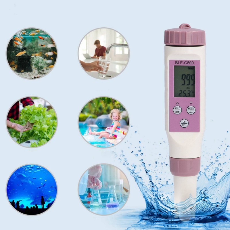 7 in 1 Bluetooth Water Quality Tester Automatically Save Data