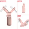 Folding Electric Fan Double Headed Portable Handheld Mini USB Fan