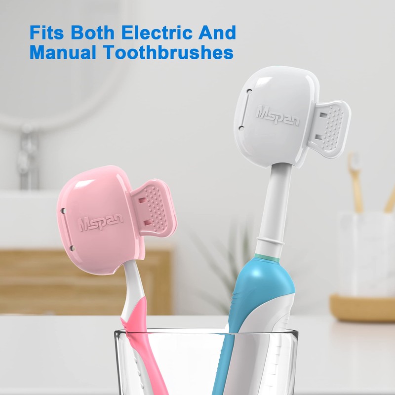 Mspan Toothbrush Head Cover Cap: Tooth Brush Travel Case Protector