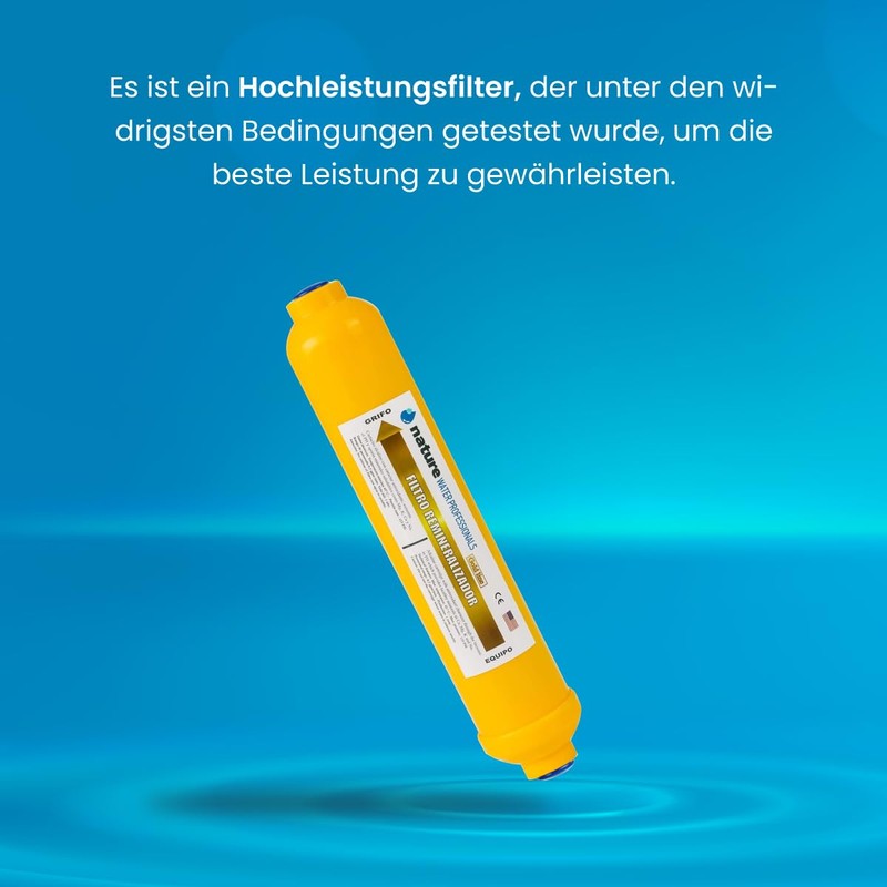 REMINERALISING FILTER - Ideal for Reverse Osmosis Replacement, Delivers Calcium,