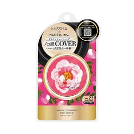 Misha M Cushion Foundation (Pro Cover) NAKED Design Pact No.23 Natural Skin Color (0.5 oz (15 g)