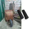 cyclingcolors 2x Schubkarrengriffe handgriff kunststoffgriff griffhülse schubkarrengriff schubkarre griff schwarz