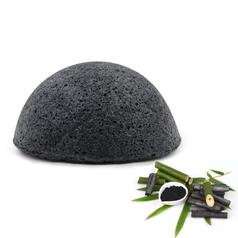 Peak Health Bamboo Charcoal Konjac Sponge Natural Exfoliating Cleansing Sponge