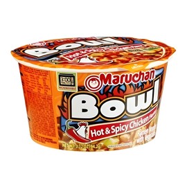 Maruchan Bowl Hot & Spicy Chicken Flavor Ramen Noodles 3.32 oz [6-Pack]