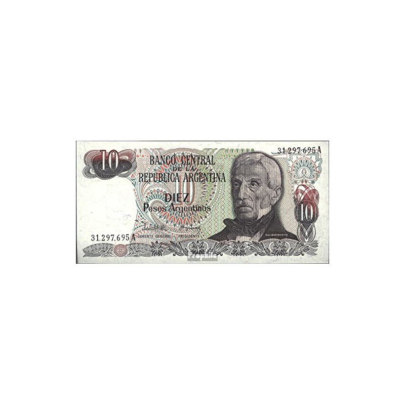Banknotes for collectors: Argentina Pick-number: 313a bankfrisch 1984 10 Pesos