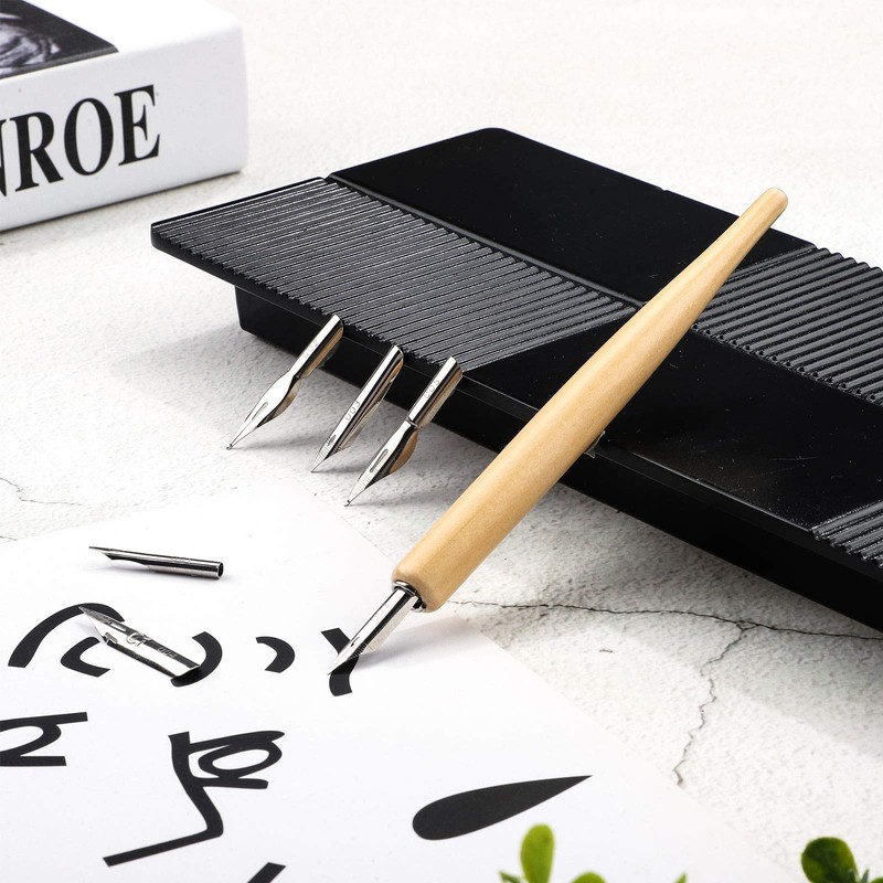 11 Pieces Comic Pen Nib Set, G-Pen Ink Nib Stainless
