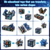 Ainiv 2 in 1 Magic Cube, Star Clear Sky Magic