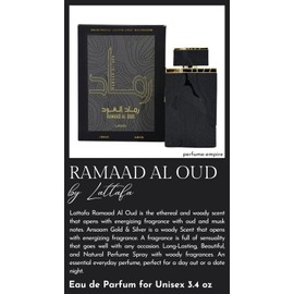 Lattafa Ramaad Al Oud by Lattafa perfume for unisex  EDP 3.3 / 3.4 oz New in Box