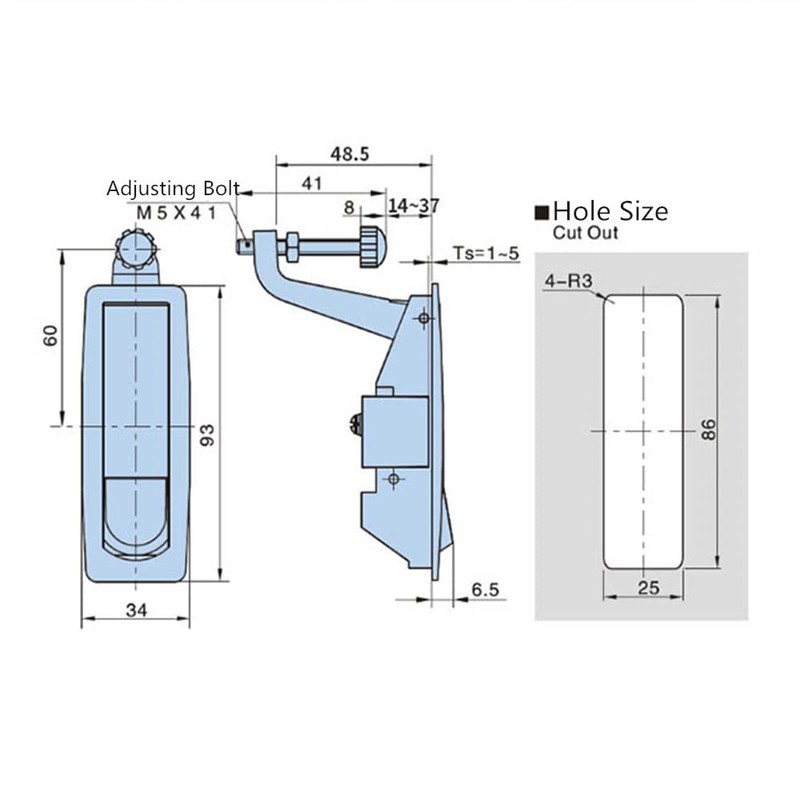STHang-D 2PCS Compression Latch Lock Trigger Latch Lock, Zinc Alloy