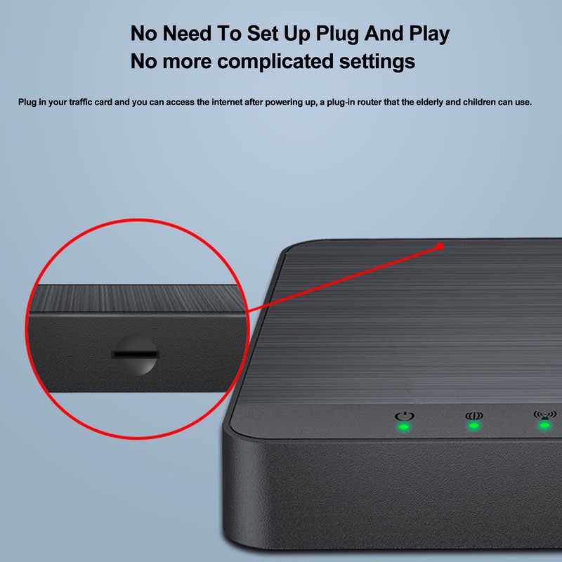 4G LTE Wireless Router with SIM Card Slot 300Mbps Support