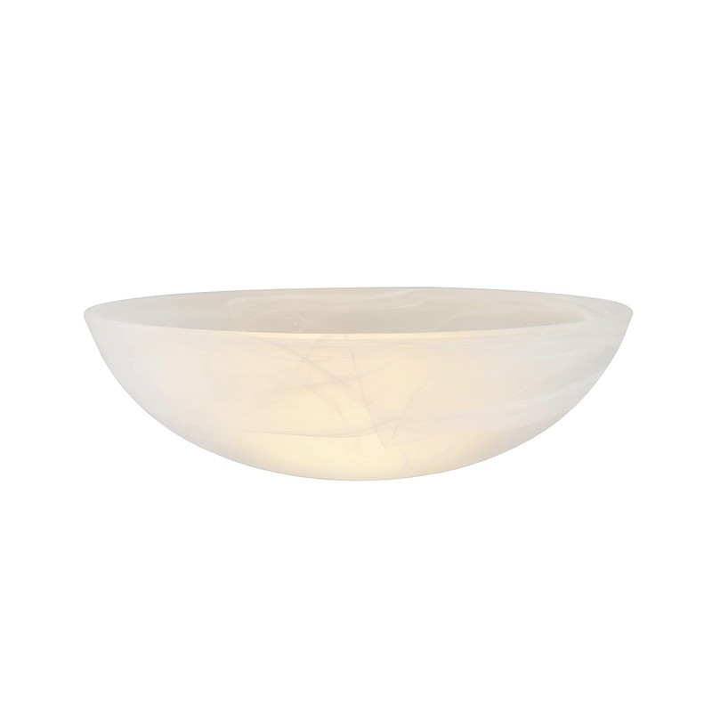 Aspen Creative 23515-11,Alabaster Replacement Glass Shade for Medium Base Socket