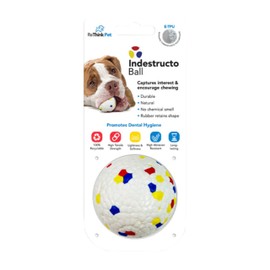 ReThink Pet Indestructo Ball – Durable Dog Toy for Strong Chewers, Long-Lasting Rubber Ball for Fetch, Boredom Relief & Outdoor Play