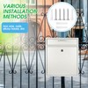 Yaocom Locking Mailbox with Key for Outdoor 12 x 10.5