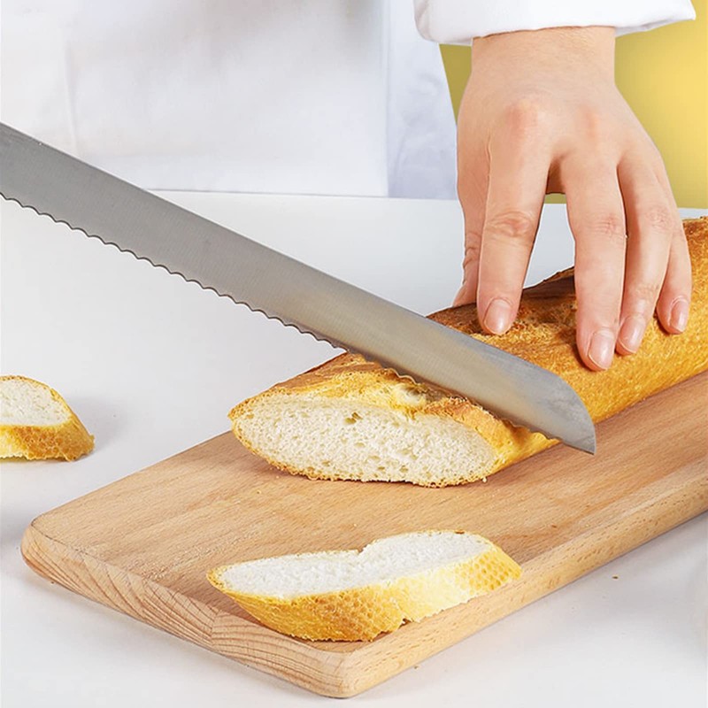 Kiss Core 18.1-inch Bread Knife for Homemade Bread, Long Serrated