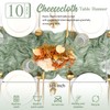 10 Pack Sage Green Cheesecloth Table Runner, 10FT Long Boho
