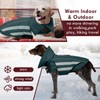 IKIPUKO Dog Coats for Medium Dogs Waterproof Warm Winter Jacket