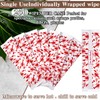 Siifert 250 Pcs BBQ Wet Wipes Individually Wrapped Pre Moistened