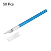 HARFINGTON 50 Pcs Exacto Knife Craft Knife 5.5" Length Replaceable