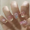 Cute False Nails, Extra Short Nail Tips Square Press On