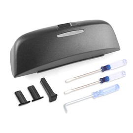 CDEFG CDEFG Kompatibel mit VW ID.3 ID3 ID.4 ID4 Cupra Born Enyaq iV Octavia 4 Q4 e-tron Sonnenbrillenhalter Brillenetui Auto Brillenhalter Auto Glasses Case Holder Brillenetui K?fig Zubeh?r (Schwarz)