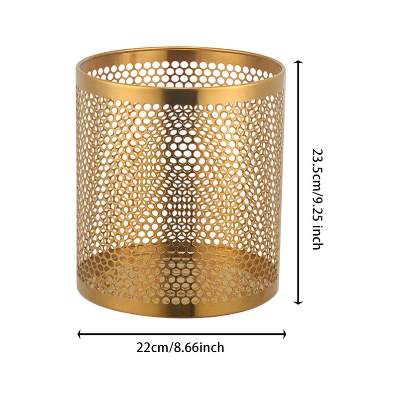 ＫＬＫＣＭＳ Trash Can Trash Bin Hollow Wastebasket Garbage Container for