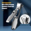 German Nail Clippers for Men, 2025 Upgraded Ultra Sharp Stainless