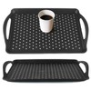 MDLUU Non-Slip Serving Tray with Handles, Food Serving Platter, Set