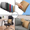 Back-Huggar Bucket Seat Thick Foam Lumbar Support Cushion: Orthopedic Relief