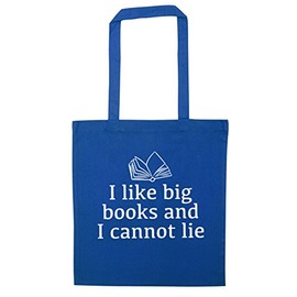 Flox Creative I like big books and I cannot lie tote bag