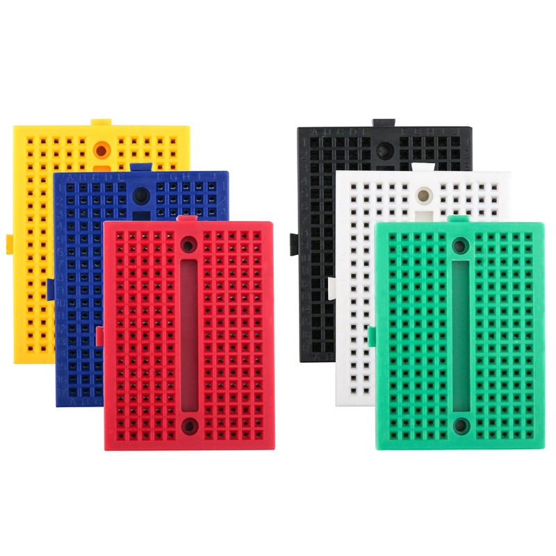 ELEGOO 170 Tie Point Mini Breadboard for Arduino, 6PCS
