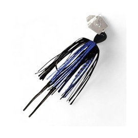 Mini 1/4Oz Jig Cbmini14 04 Blue Black Fishing Lures Bass Jigging Bait Jig Lure Weedless Soft Plastic Swimbait Accessories Freshwater