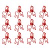 100pcs Binder Clips Cute Rabbit Shape Strong Clamping Force Metal