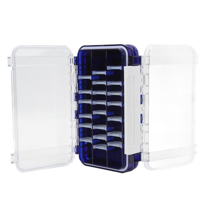 Fishing Lure Box Double Sided Detachable Transparent Waterproof Multi Purpose