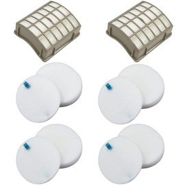 For Shark Navigator dlx Filter NV60 NV70 NV80 Replacement Filters,NV70 26,NV71,NV90,UV420 NV90 26 NV95 NV80 and NVC80C.4+4 Foam Filters + 2 Filters