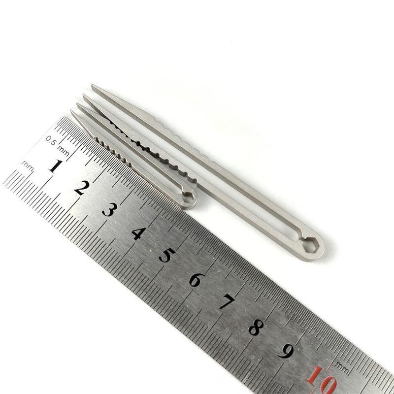 Portable Titanium Alloy Tweezer, Lightweight & Compact Tweezer with Precision