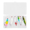Long Shot Iron Plate Artificial Spoon Metal Lure Bait Set