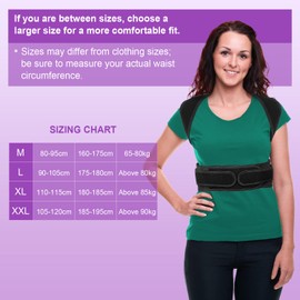 Posture Corrector Back Brace for Men&Women Back Brace for Lumbar Support and Upright Breathable Back Straightener Back Corrector Posture Improve and Neck, Back, Shoulder Pain Relieve (XL)