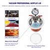 BACOENG 2 Quart Vacuum Chamber, Stainless Steel Degassing Chamber Kit