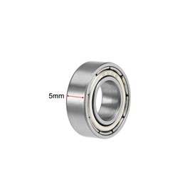 TOP-VIGOR 4Pcs 688ZZ Deep Groove Ball Bearings, Z2 8mm x 16mm x 5mm Double Sealed Industrial Bearings, Chrome Steel Skateboard Bearings for Electrical Instrument Equipment