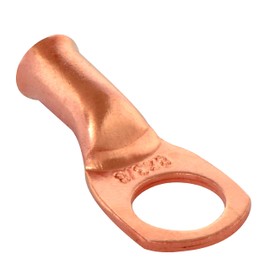 Conext Link 25pcs 8 AWG 3/8" Copper Wire Ring Terminal Crimp Battery Welding Cable Lug Connectors