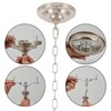 SHENGQINGTOP Heavy Duty Light Fixture Canopy Kit 5.3 Inches Diameter