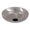 B&P Lamp® Satin Nickel Screw Collar Ribbed Canopy Kits
