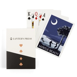 Myrtle Beach, South Carolina, Palmetto Moon Beach Dancers (52 Playing Cards, Poker Size Card Deck with Jokers)
