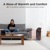 Comfort Zone 18" Tower Space Heater with PTC Heating Element,