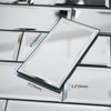 SODI MOSAIC 40-Pack Real Glass Mirror Subway Tiles, 3"x6" Beveled