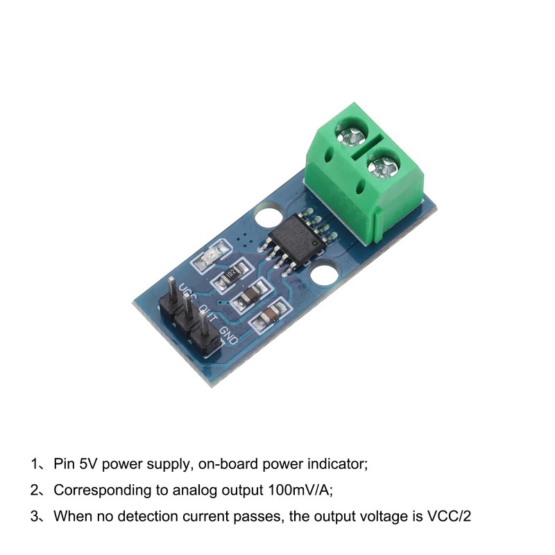 sourcing map 3pcs ACS712 Current Sensor Module 30A Range Hall