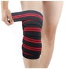78-Inch Knee Wraps for Weightlifting (Red Line, 1 Pair)