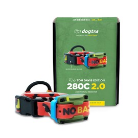 Dogtra Tom Davis 280C 2.0 Receiver Only [2025 Edition], Add-a-Dog Collar for Existing Remote, Boost & Lock, Waterproof, Rechargeable, 127 Levels, Vibration, 1/2-Mile Range, No Bad Dogs Trainer