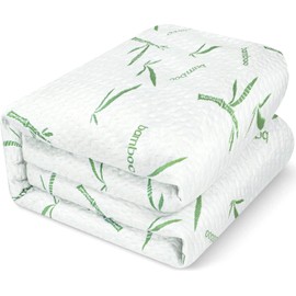 Utopia Bedding Waterproof Viscose Mattress Protector - Bamboo Mattress Cover, Breathable, Fitted Style All Around Elastic (Single - 90x190+40 cm)
