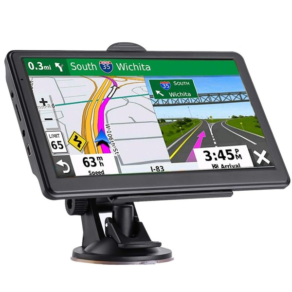 GPS Navigator for Car, Latest 2025 Map 7 inch Touch